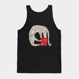 Cowboy cat Tank Top